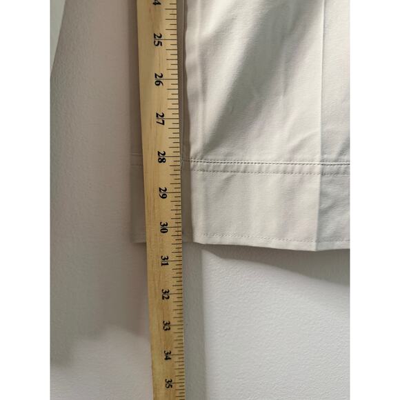 NWT Athleta Brooklyn Heights High Rise Pull-On Wide Trouser Khaki Size 2 - Picture 8 of 10